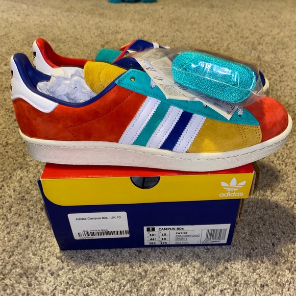 🆕🚹Adidas Campus 80’s “Multi” Sz 10.5,DS - Picture 2 of 10